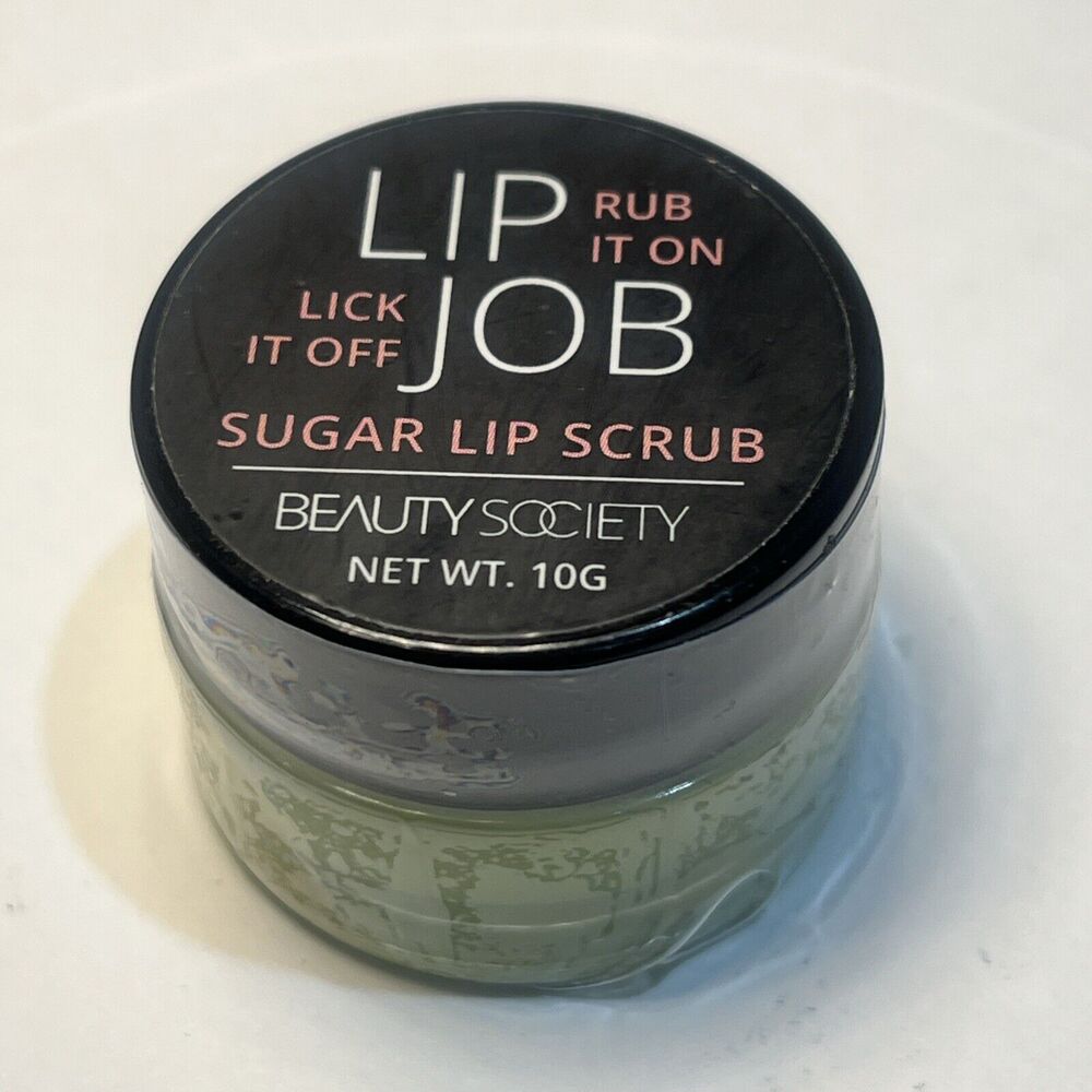 Beauty Society Lip Job Sugar Lip Scrub in Lucky NEW